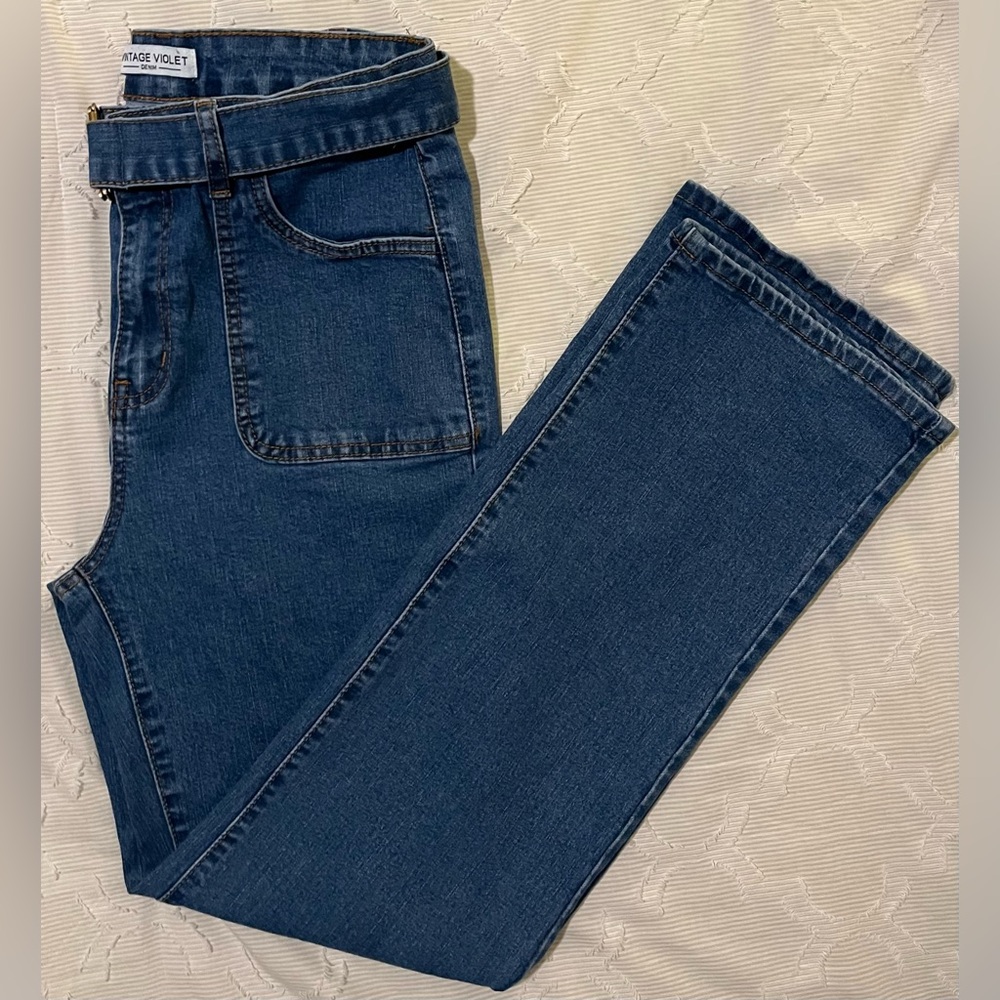 VINTAGE VIOLET Straight Legs Jeans Size 10P